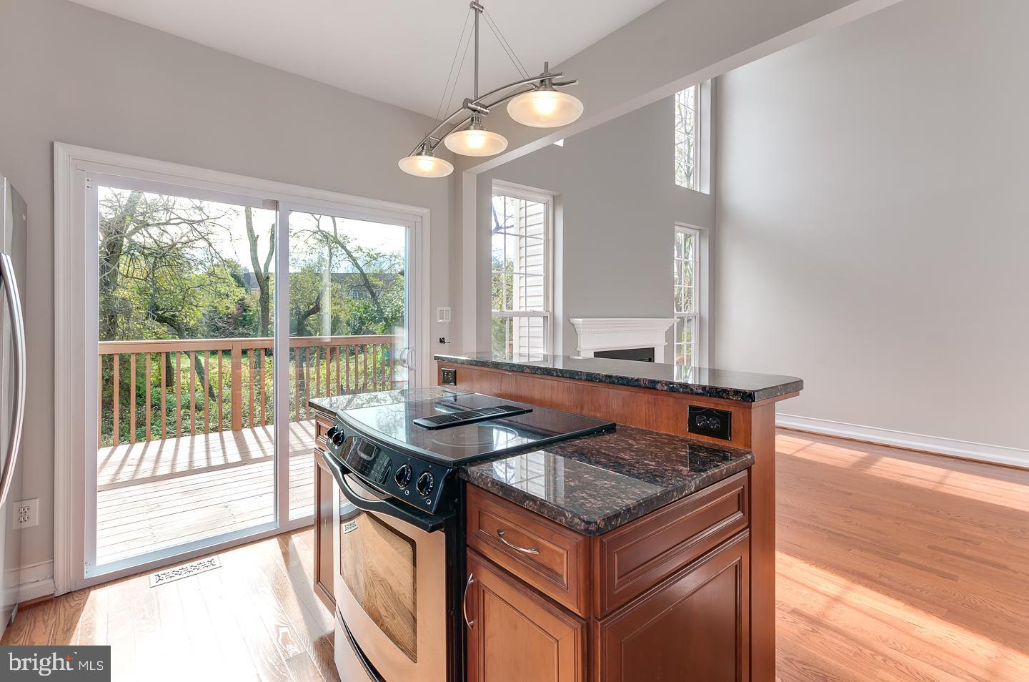 40 Threadleaf Terrace Burlington Township, NJ 08016 - Photo 15 of 34 Stove and doors to deck