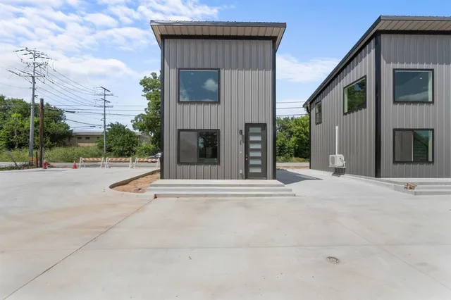 a view of a house with a outdoor space