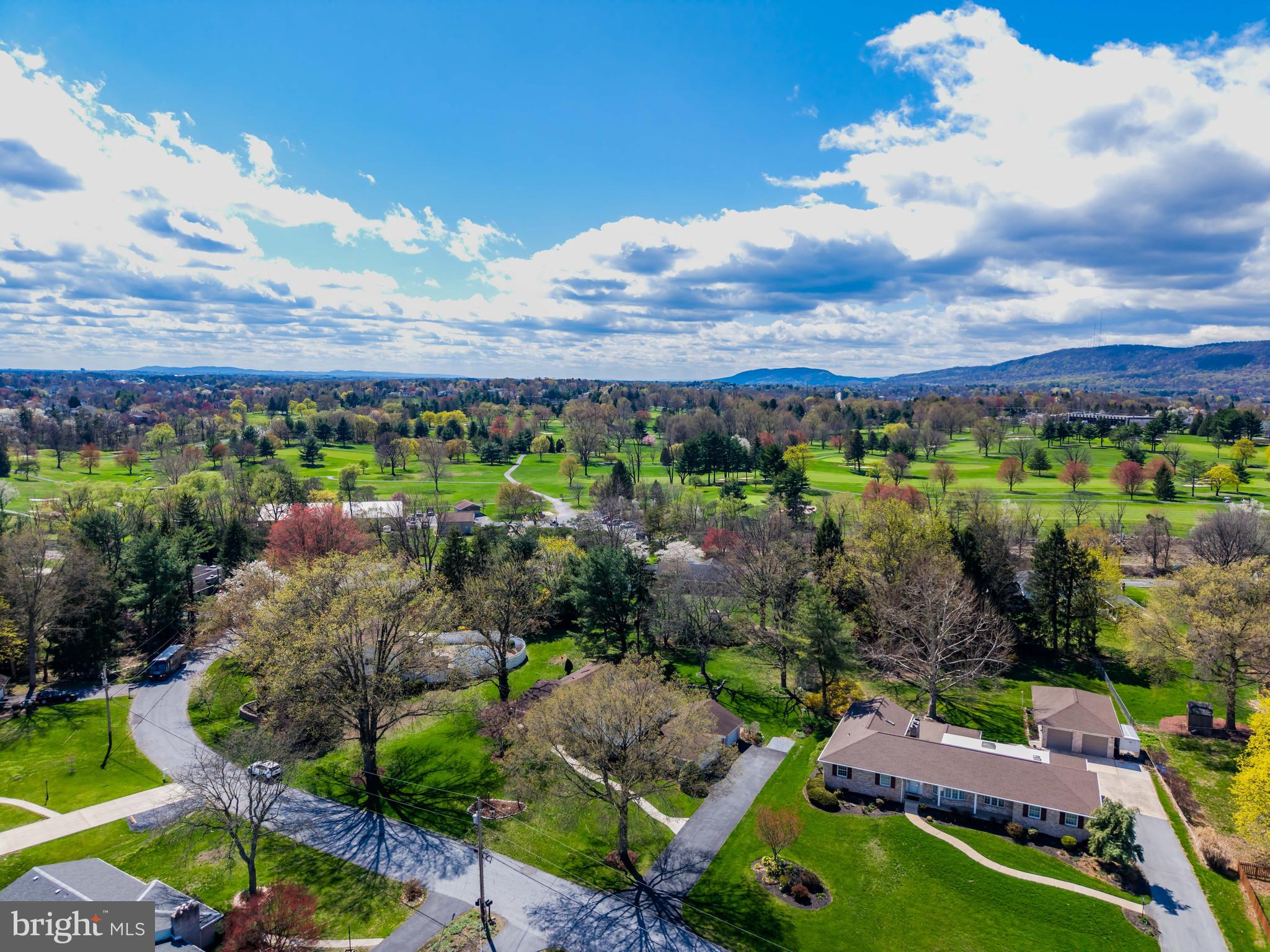1120 Green Tree Road Harrisburg, PA 17112 - Photo 6 of 53 Drone shot, showing nearby golf course