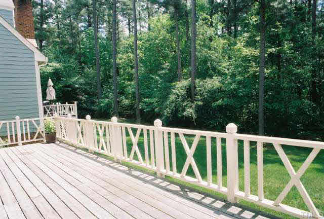 6114 Friars Walk Place Raleigh, NC 27609 - Photo 10 of 10 Private deck is 27x10
