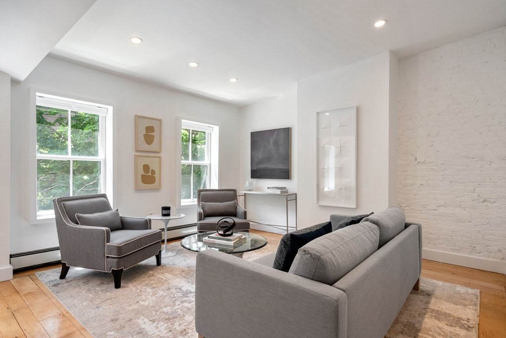 201 West Springfield Street, Unit 3 Boston, MA 02118 - Photo 2 of 21 a living room with furniture and a flat screen tv