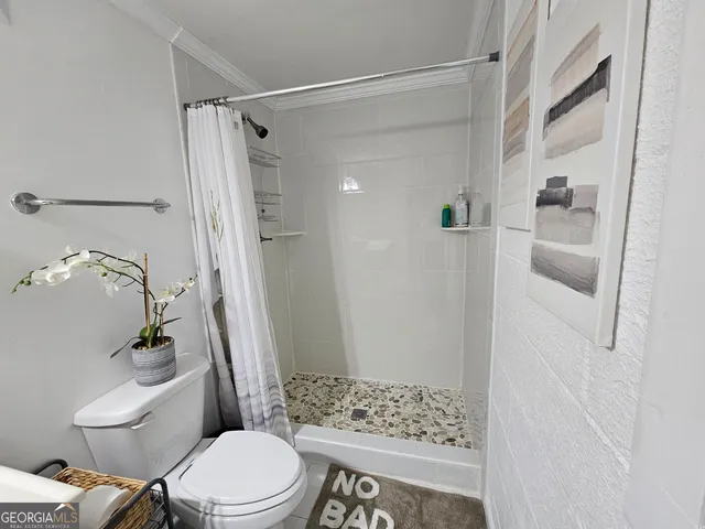 a view of a tree in a yard