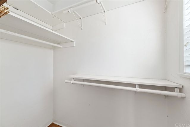 a close view of closet