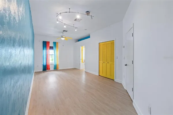 a view of a city with an ocean view