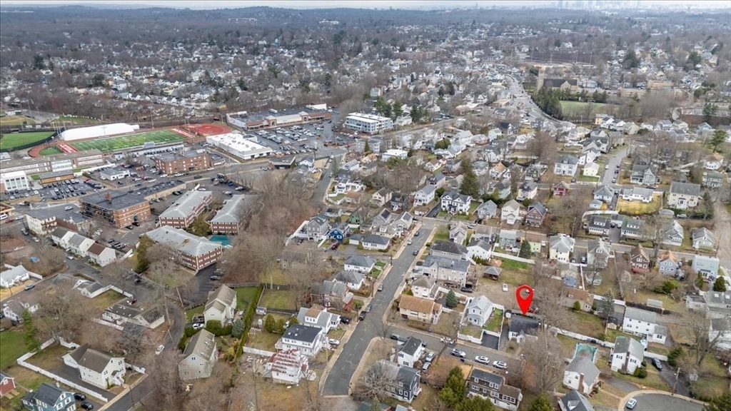 10 Earnshaw Street Boston, MA 02132 - Photo 35 of 35 an aerial view of residential houses with city view