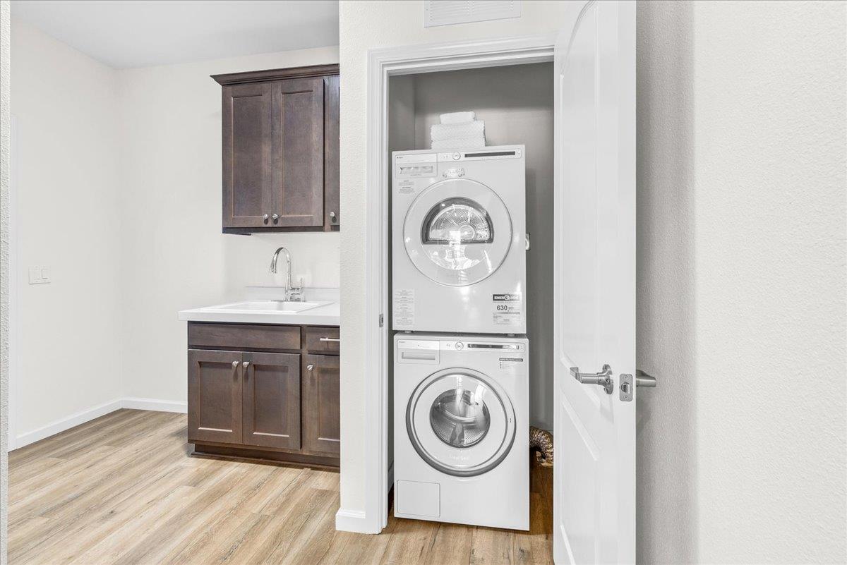225 Mt Hermon Road, Unit 88 Scotts Valley, CA 95066 - Photo 36 of 50 a view of a storage and utility room with washer and dryer