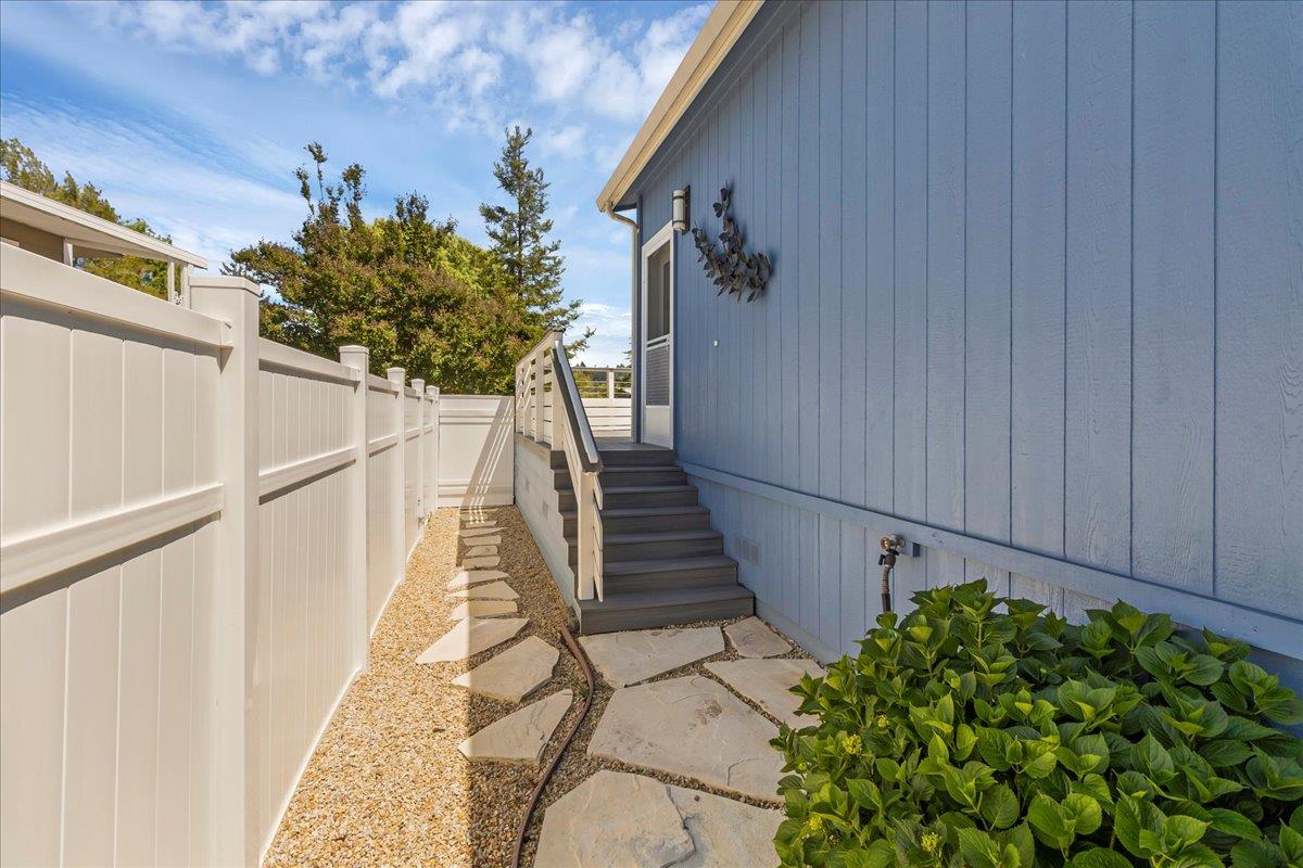225 Mt Hermon Road, Unit 88 Scotts Valley, CA 95066 - Photo 40 of 50 a view of a pathway gate with wooden floor