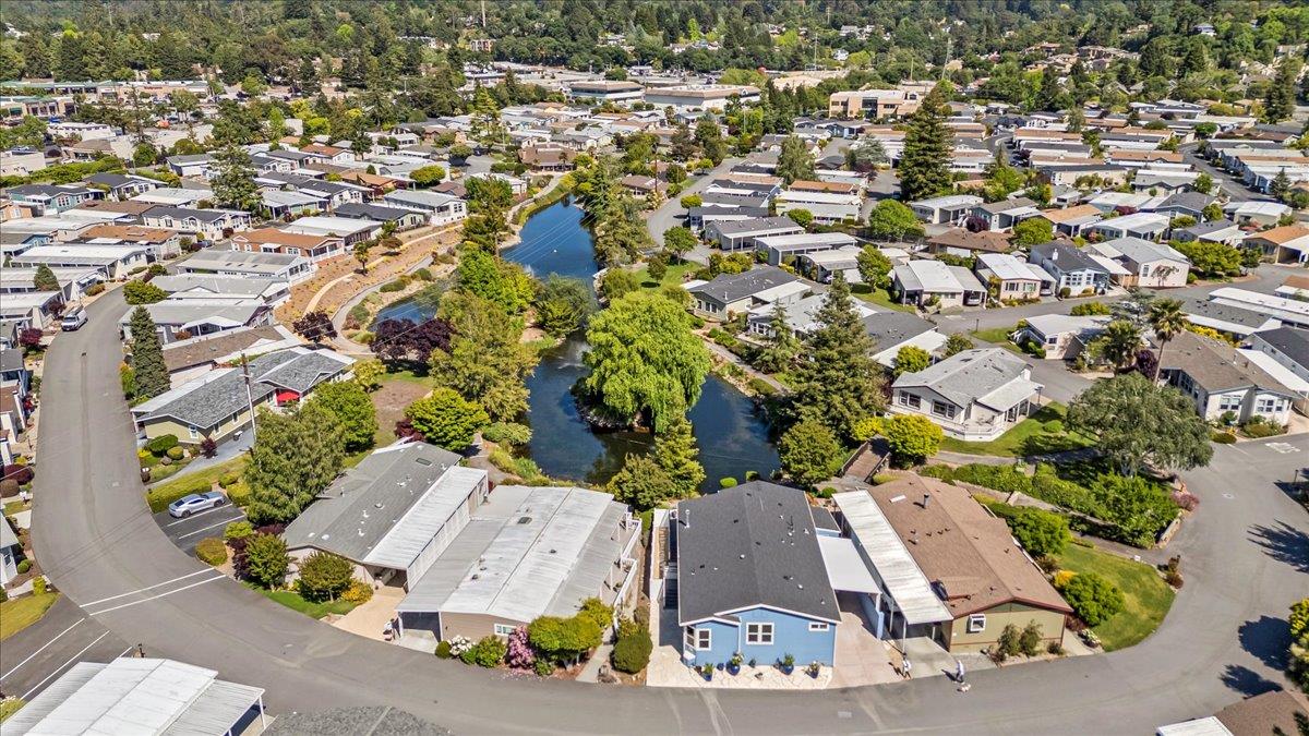 225 Mt Hermon Road, Unit 88 Scotts Valley, CA 95066 - Photo 48 of 50 an aerial view of a house with a yard