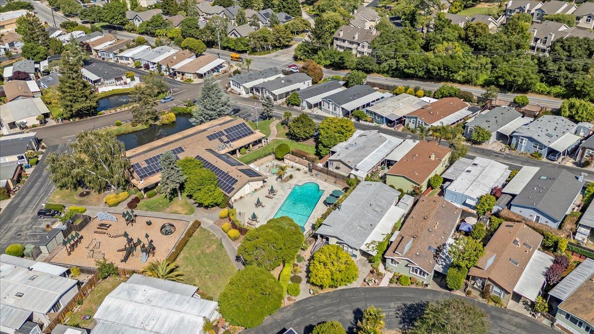 225 Mt Hermon Road, Unit 88 Scotts Valley, CA 95066 - Photo 49 of 50 an aerial view of a city with lots of residential buildings