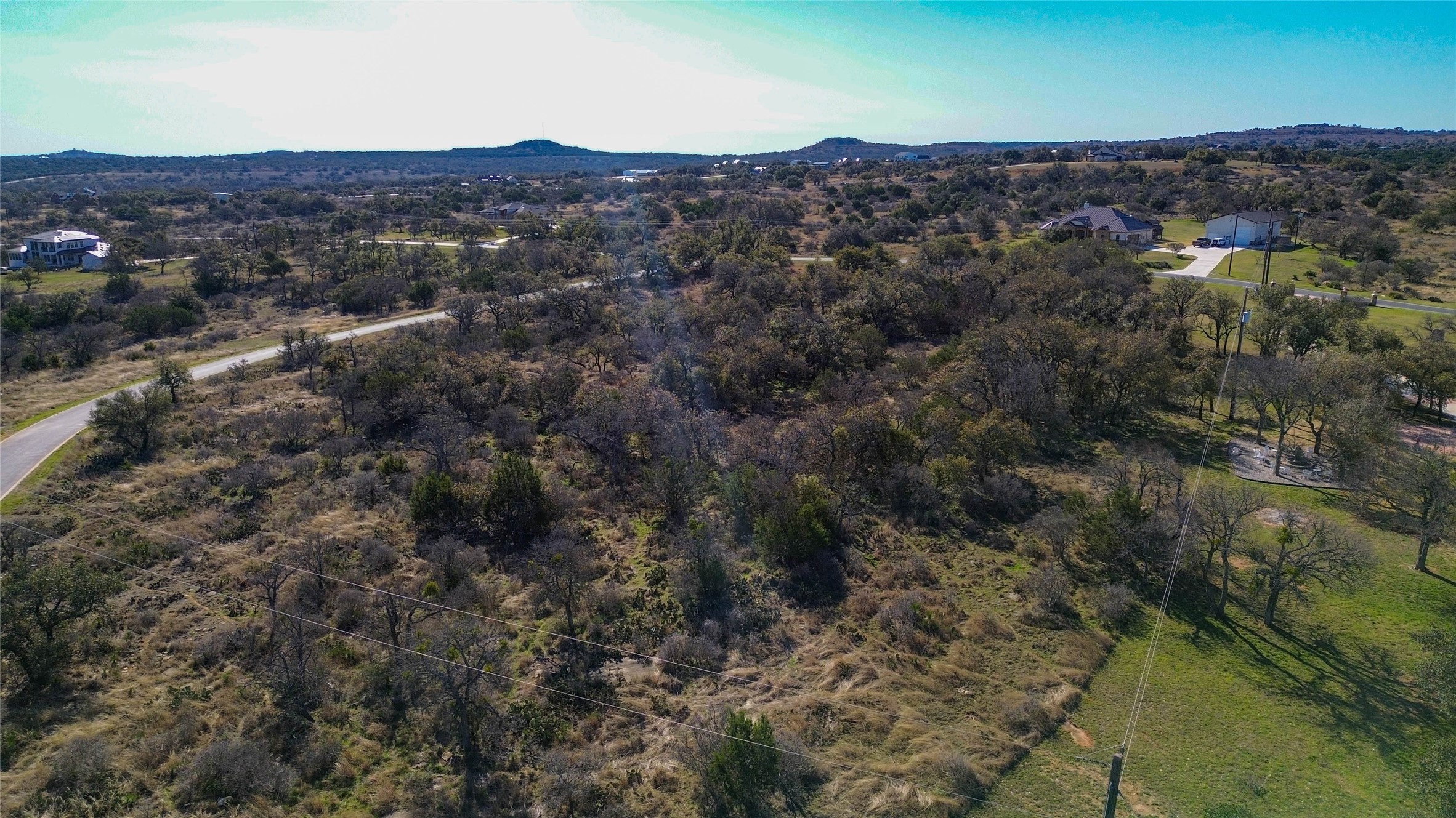 Lot 20 Comanche Ridge Round Mountain, TX 78663 - Photo 12 of 34 AERIAL - INTERIOR VIEW OF LOT 20