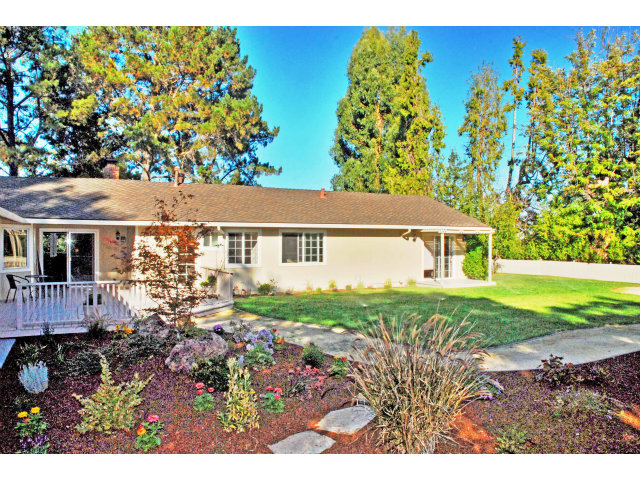 796 Nash Road Los Altos, CA 94024 - Photo 14 of 18 a view of house with a yard