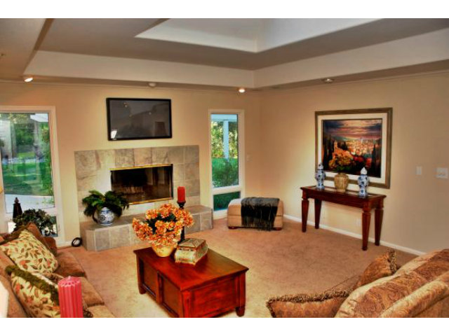 796 Nash Road Los Altos, CA 94024 - Photo 8 of 18 a living room with furniture and a fireplace