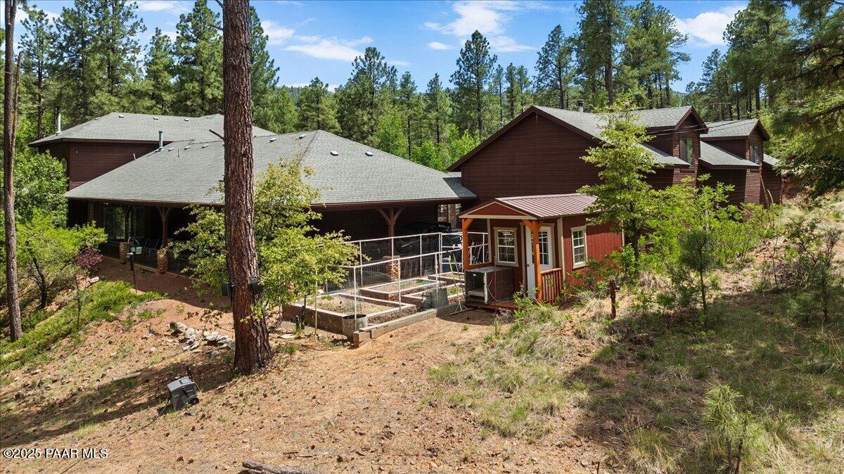 5500 East Walker Road Prescott, AZ 86303 - Photo 72 of 75 Shed and Fenced Garden- 5500 S Walker Rd