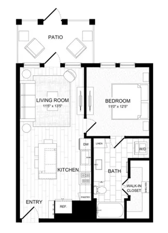 $1,618 | 10520 Lakeline Mall Drive, Unit 139, Austin, TX 78717