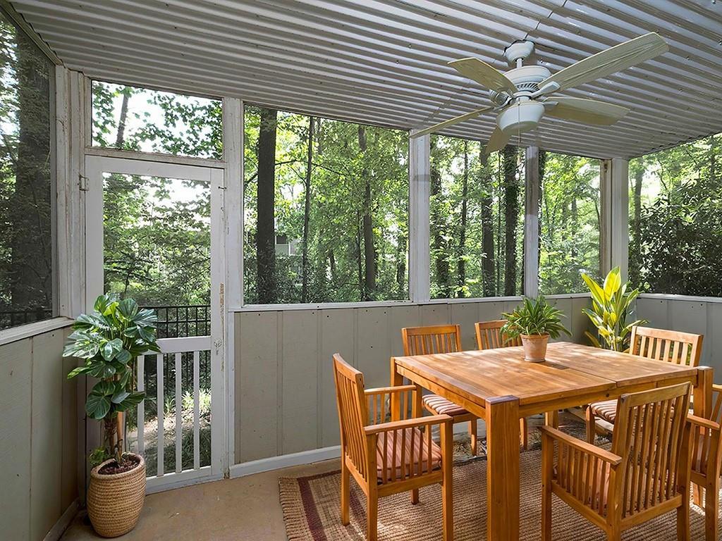 1316 Wynnes Ridge Circle Southeast Marietta, GA 30067 - Photo 25 of 29 a outdoor dining space with furniture and garden view