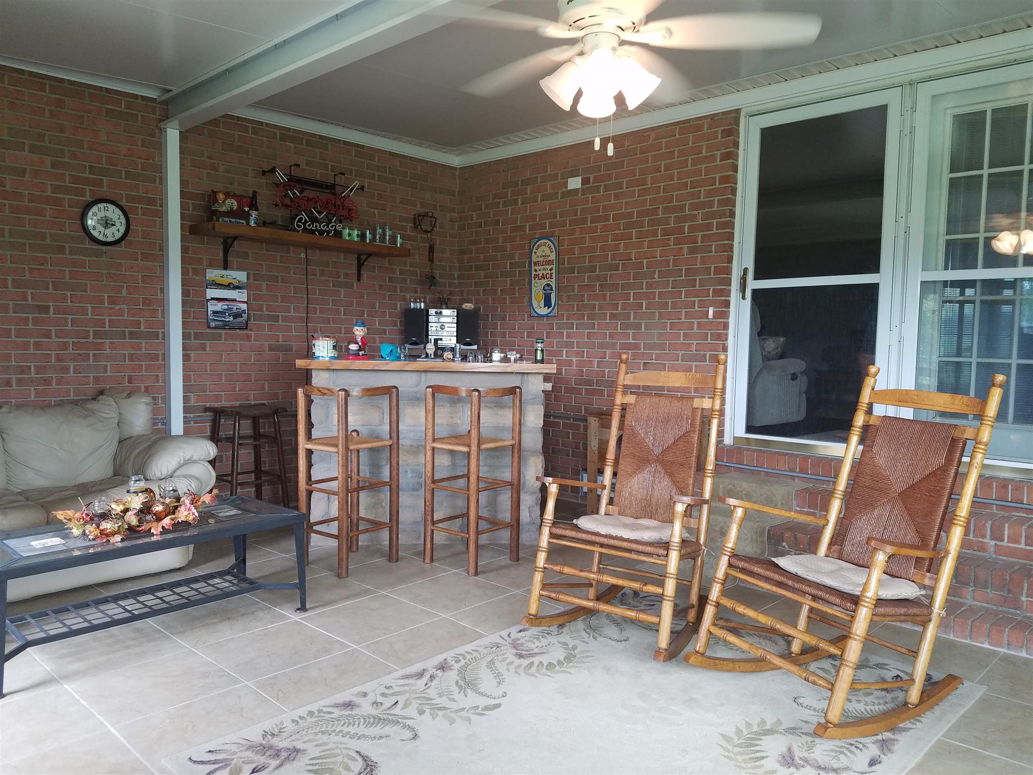 346 Petty Road Manchester, TN 37355 - Photo 19 of 30 Hosting a Party? This is a Perfect Setting with a Nice Stone Bar Built In.