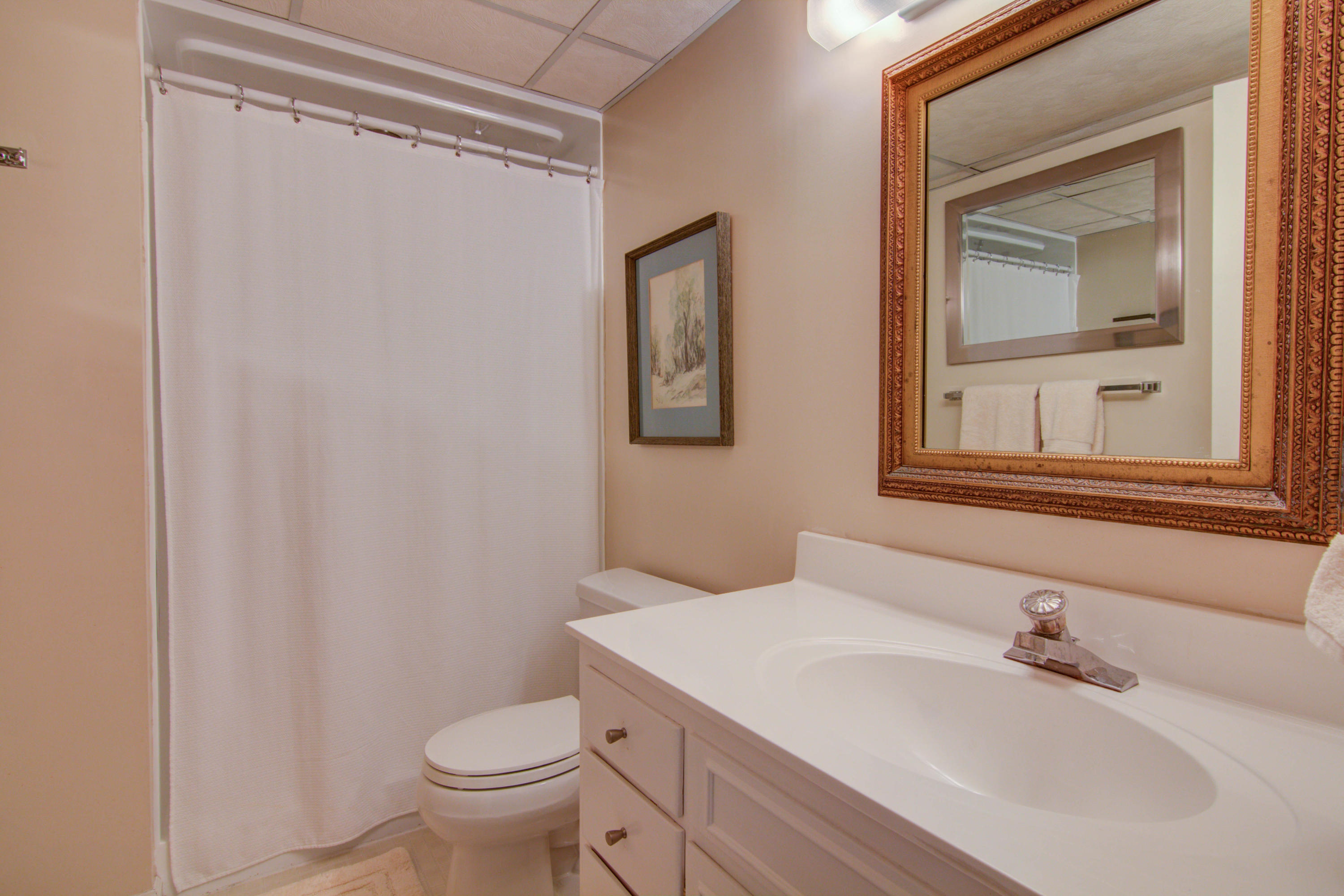 4606 Rosecrest Road Roanoke, VA 24018 - Photo 25 of 28 a bathroom with a toilet a sink and a mirror