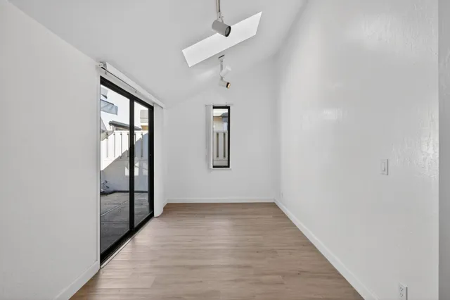 wooden floor in an empty room