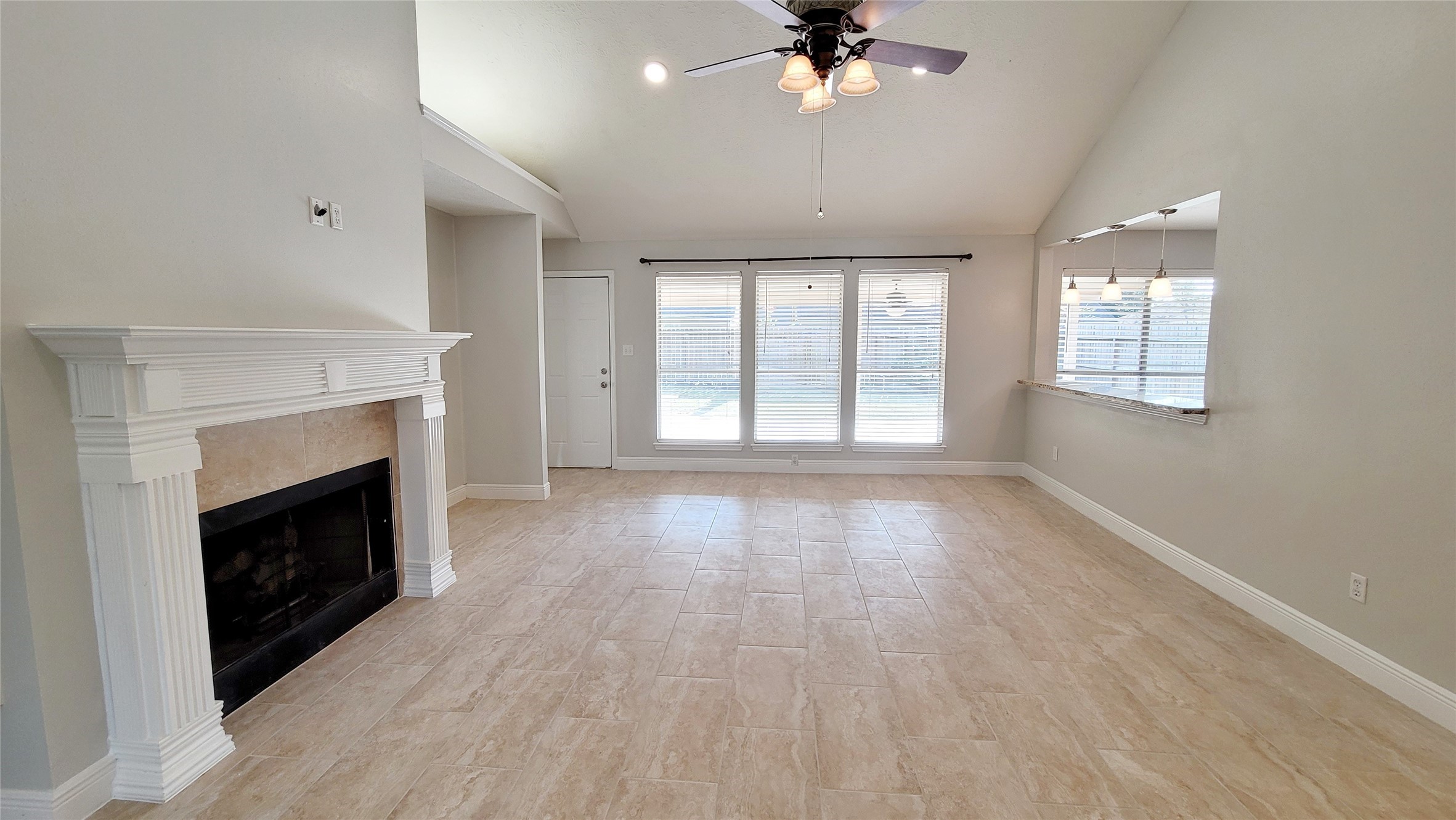 5227 Clarkston Lane Spring, TX 77379 - Photo 4 of 28 Freshly painted and newly tiled floors. No carpet throughout