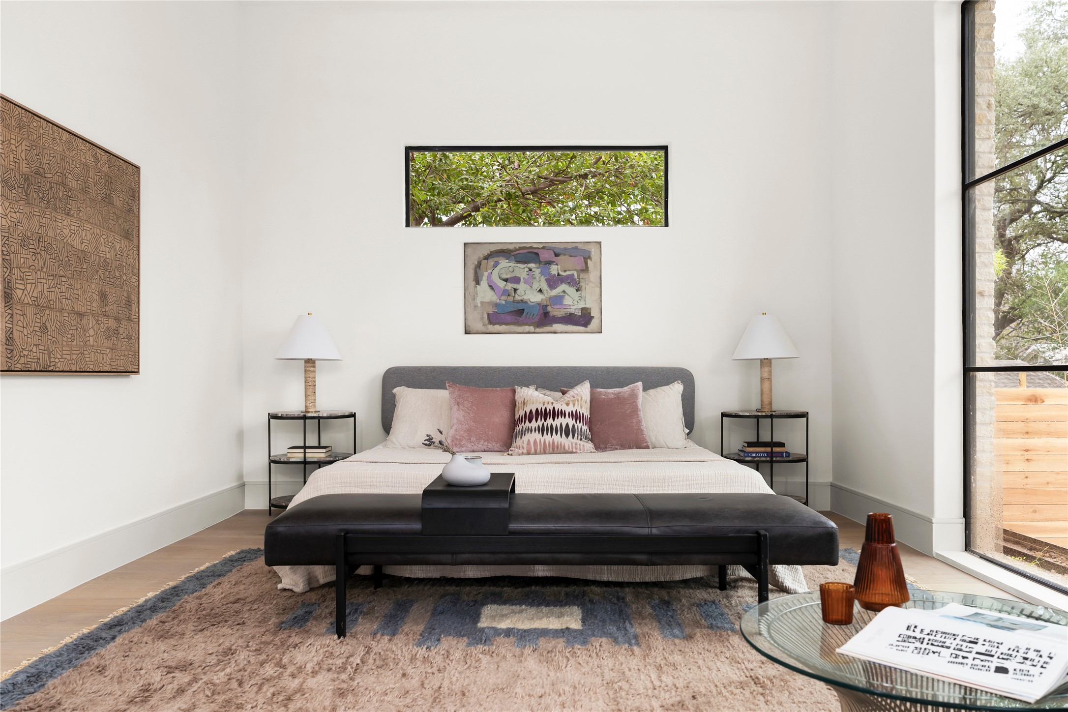 3411 Bridle Path Austin, TX 78703 - Photo 13 of 40 Bedroom featuring wood finished floors and baseboards