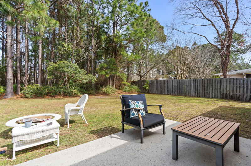 186 Shipwreck Road Santa Rosa Beach, FL 32459 - Photo 29 of 37 a view of a yard with furniture