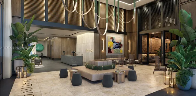 a front view of a building