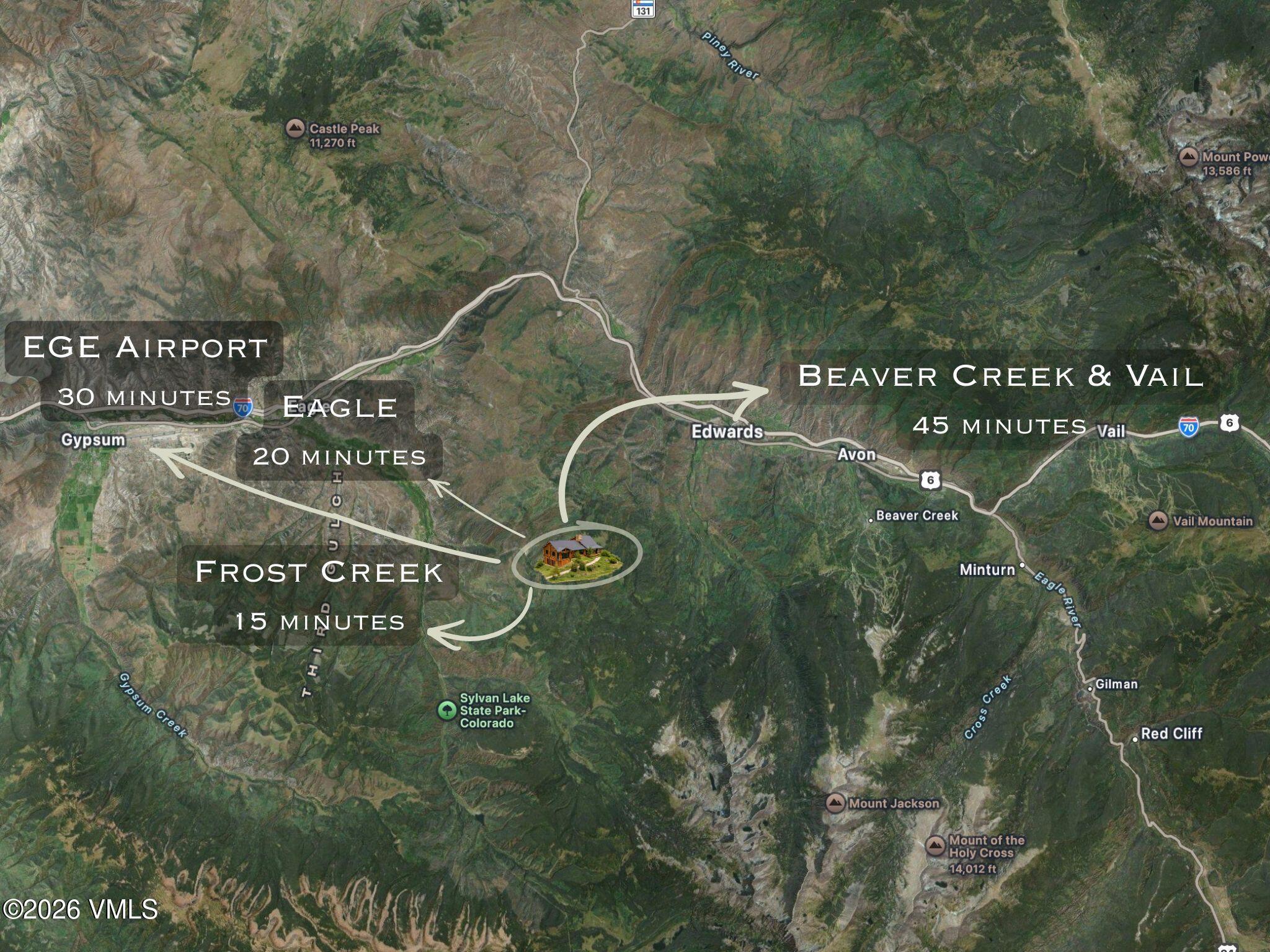 6010 Salt Creek Road Eagle, CO 81631 - Photo 37 of 69 Map