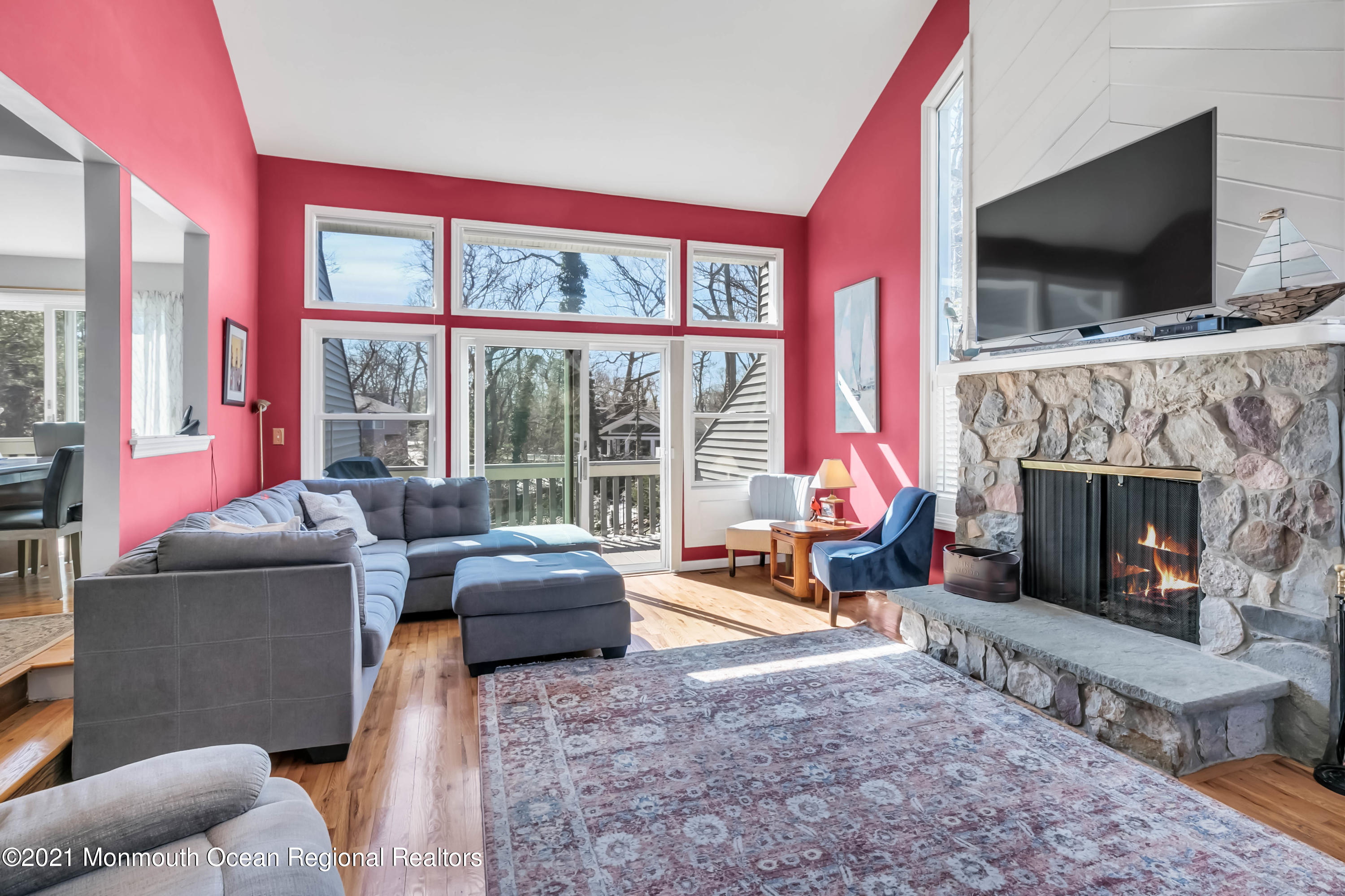 625 Oceanview Road Brielle, NJ 08730 - Photo 8 of 47 GR -Walls of Windows,Wood Burning FP