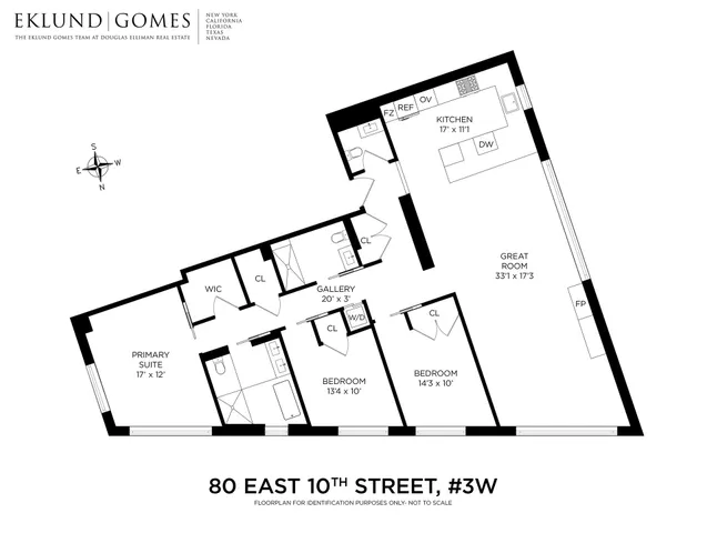 $4,250,000 | 80 East 10th Street, Unit 3W | Greenwich Village