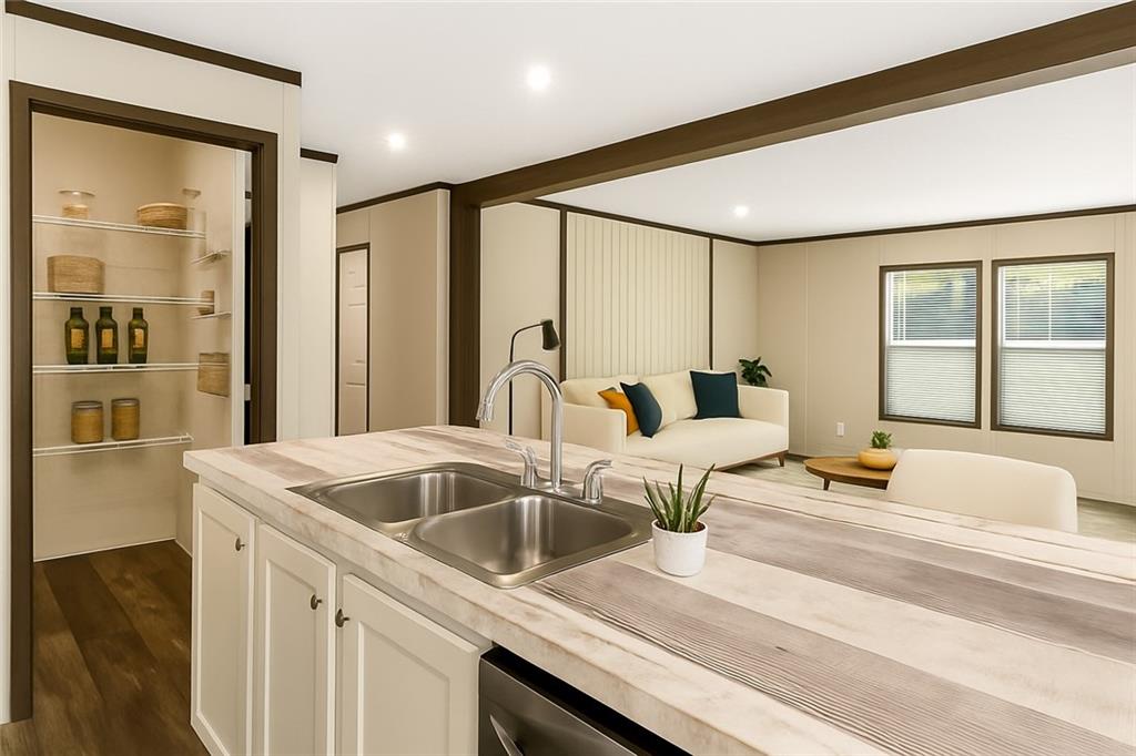 152 Wendy Hill Road Ellijay, GA 30536 - Photo 15 of 42 a bedroom with a bed and a large mirror