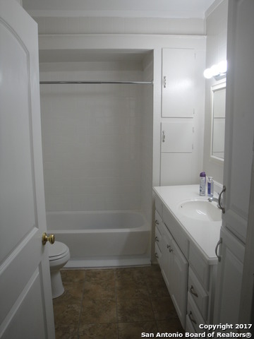 615 East Elm Street Seguin, TX 78155 - Photo 12 of 23 a bathroom with a sink a toilet and shower