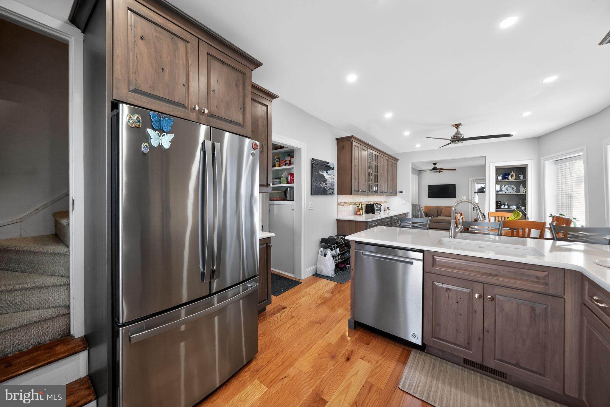 2143 Haig Avenue Morton, PA 19070 - Photo 15 of 29 a kitchen with stainless steel appliances granite countertop a refrigerator and a sink