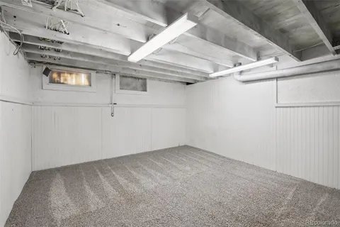 a view of a room with racks