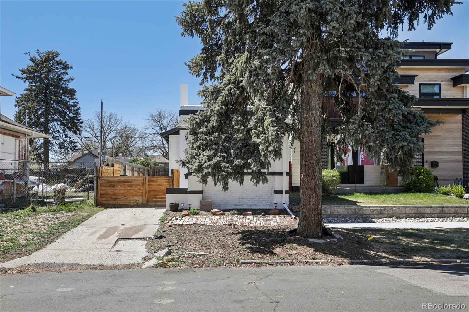 2715 Cook Street Denver, CO 80205 - Photo 3 of 30 a view of a yard with plants and trees
