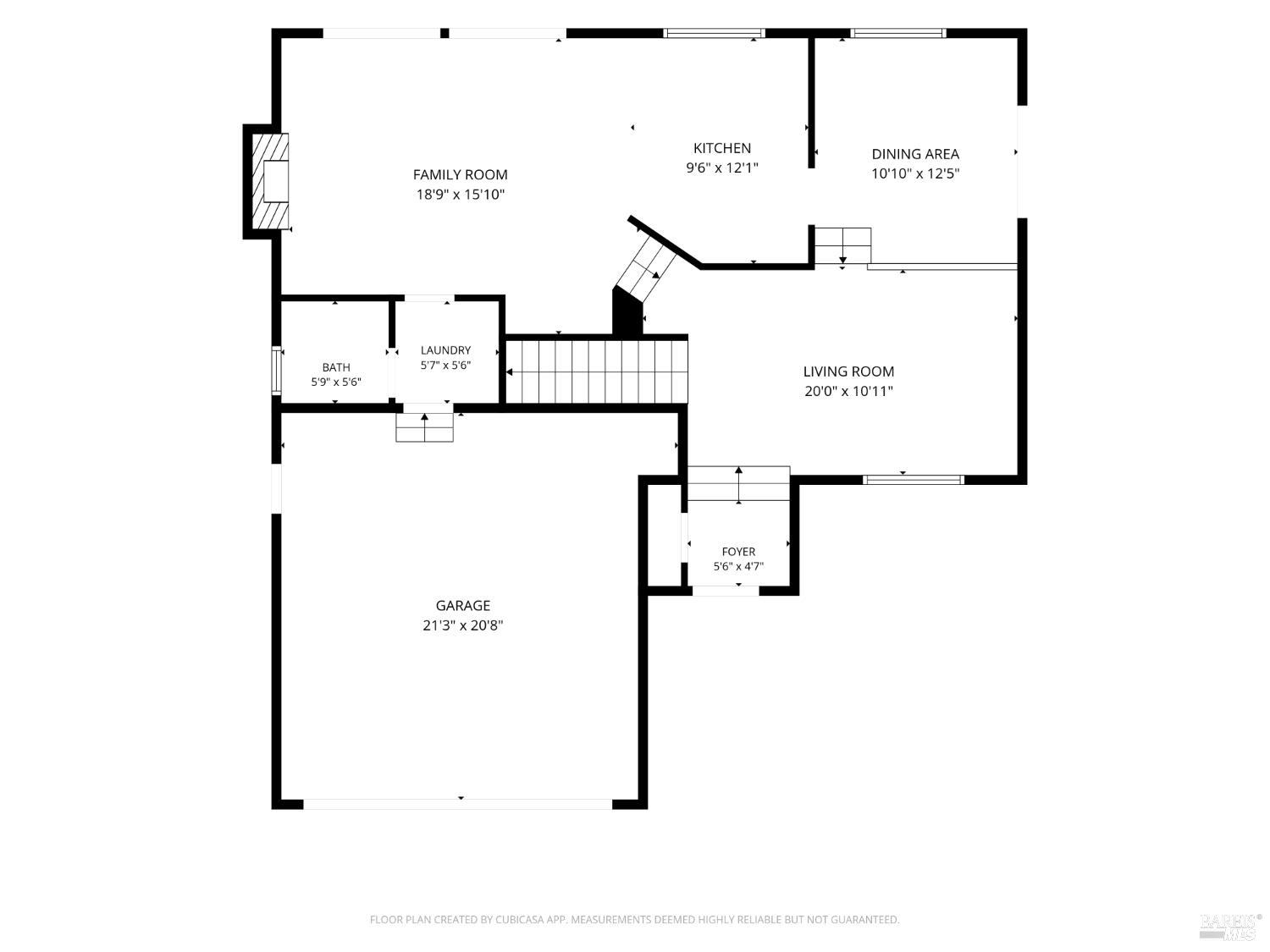 715 Placer Court Santa Rosa, CA 95401 - Photo 36 of 37 a picture of floor plan