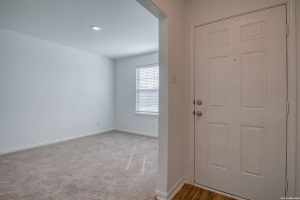 a view of an empty room
