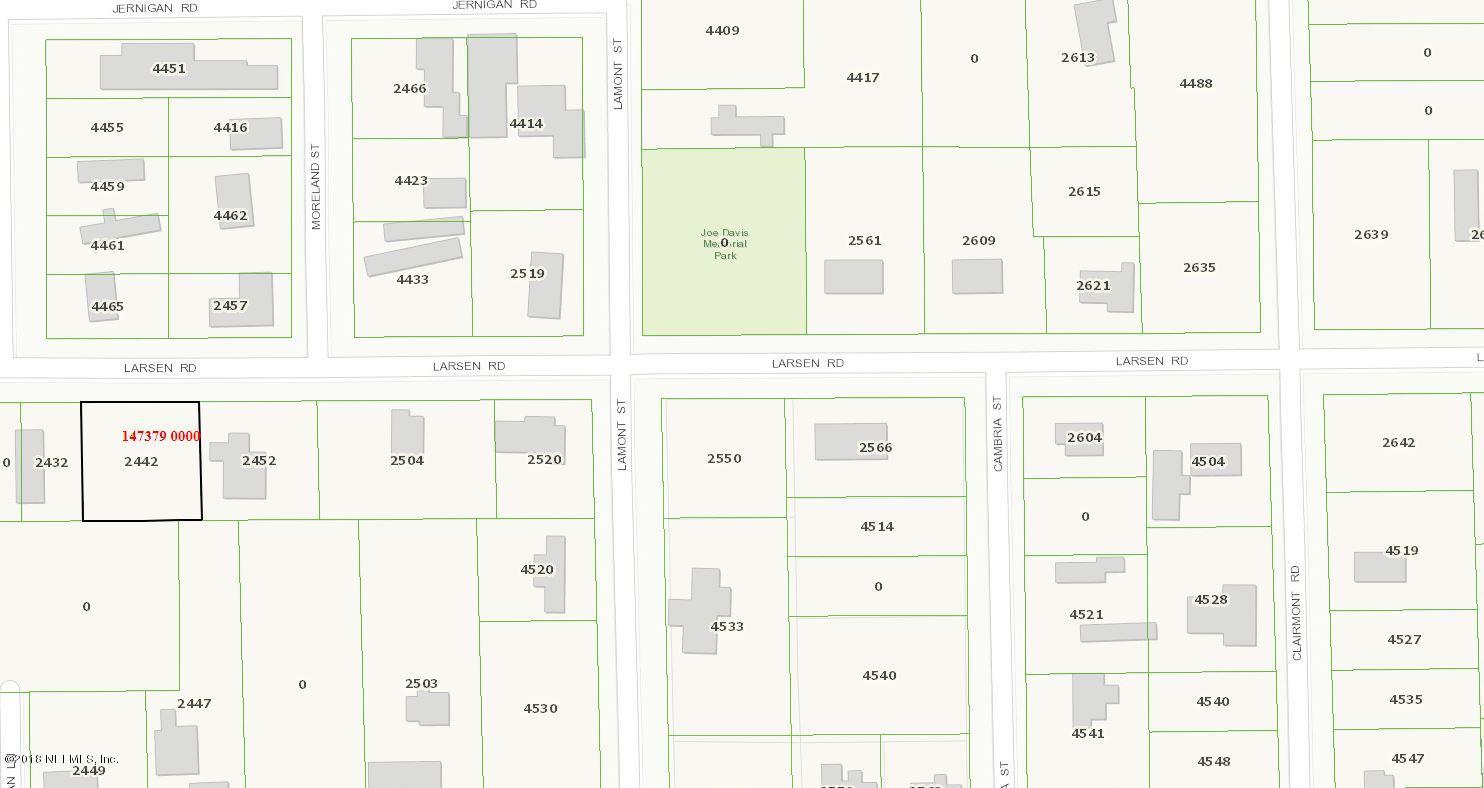 2442 Larsen Road Jacksonville, FL 32207 - Photo 7 of 7 2442 gis map