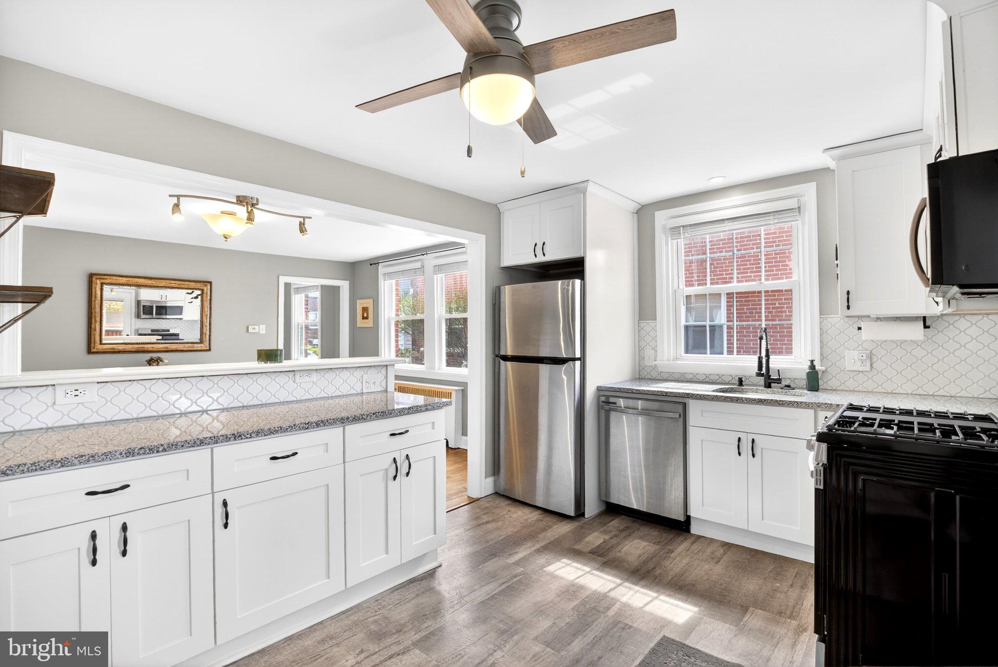 712 Clarendon Road Drexel Hill, PA 19026 - Photo 11 of 30 Bright and airy modern kitchen space.