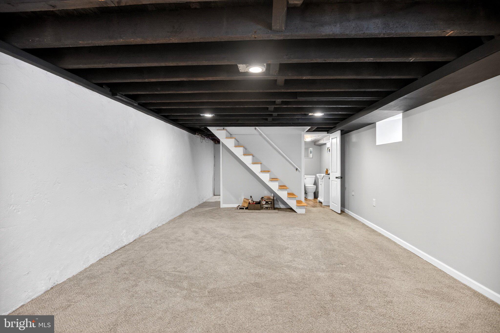 712 Clarendon Road Drexel Hill, PA 19026 - Photo 23 of 30 Spacious basement with modern charm.
