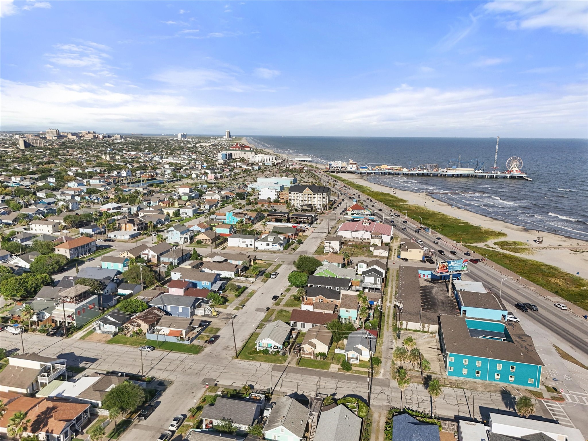 3024 Avenue R 1/2 Galveston, TX 77550 - Photo 28 of 28 an aerial view of a city