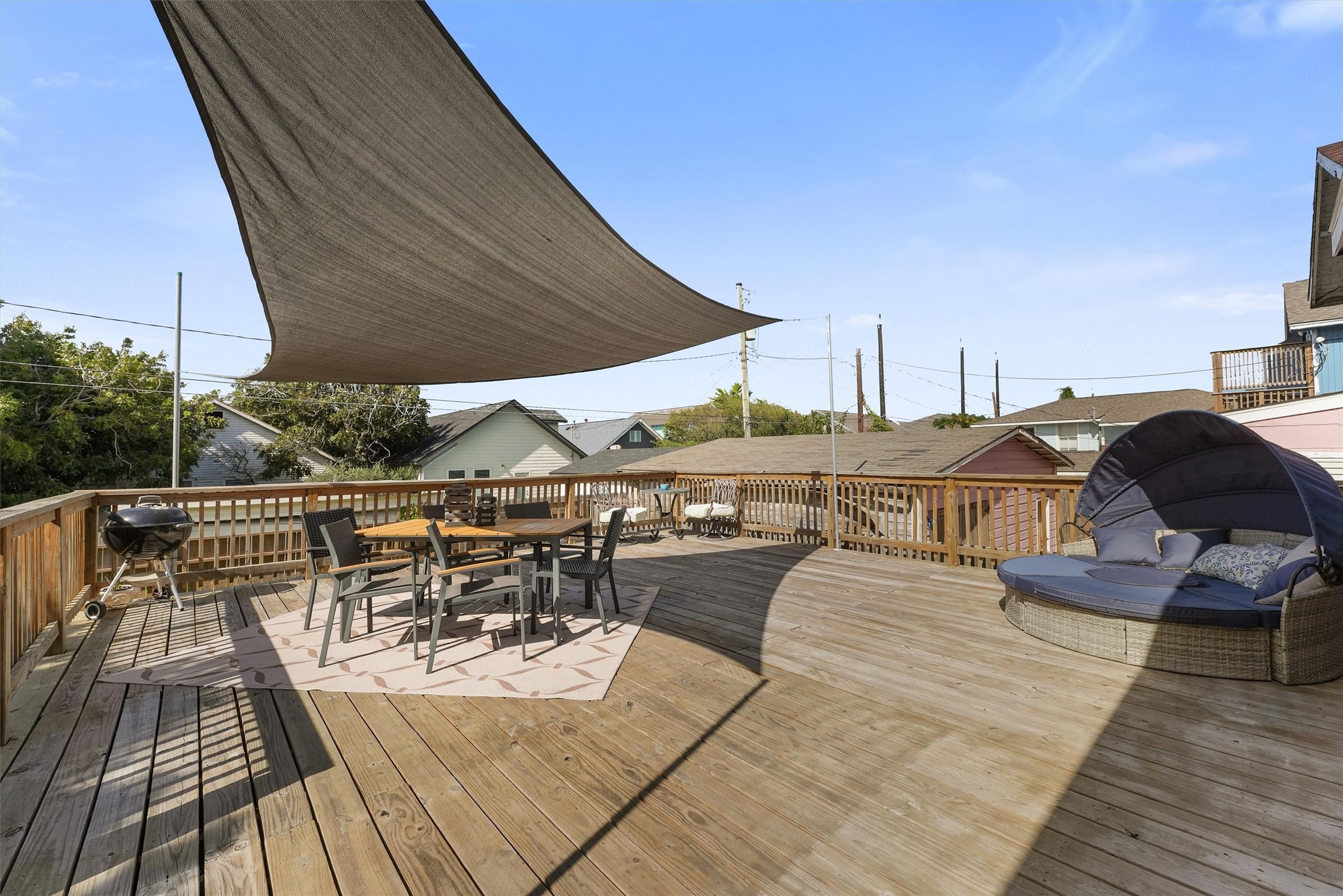 3024 Avenue R 1/2 Galveston, TX 77550 - Photo 5 of 28 a view of a roof deck with patio