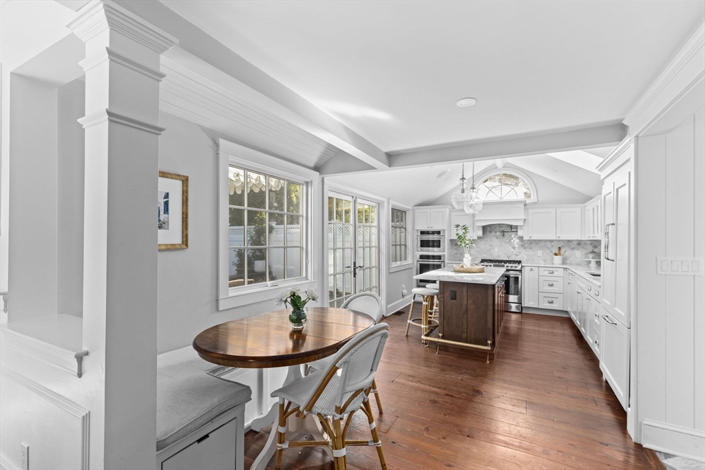 54 Elm Street Hingham, MA 02043 - Photo 2 of 33 a view of a dining room with furniture and wooden floor