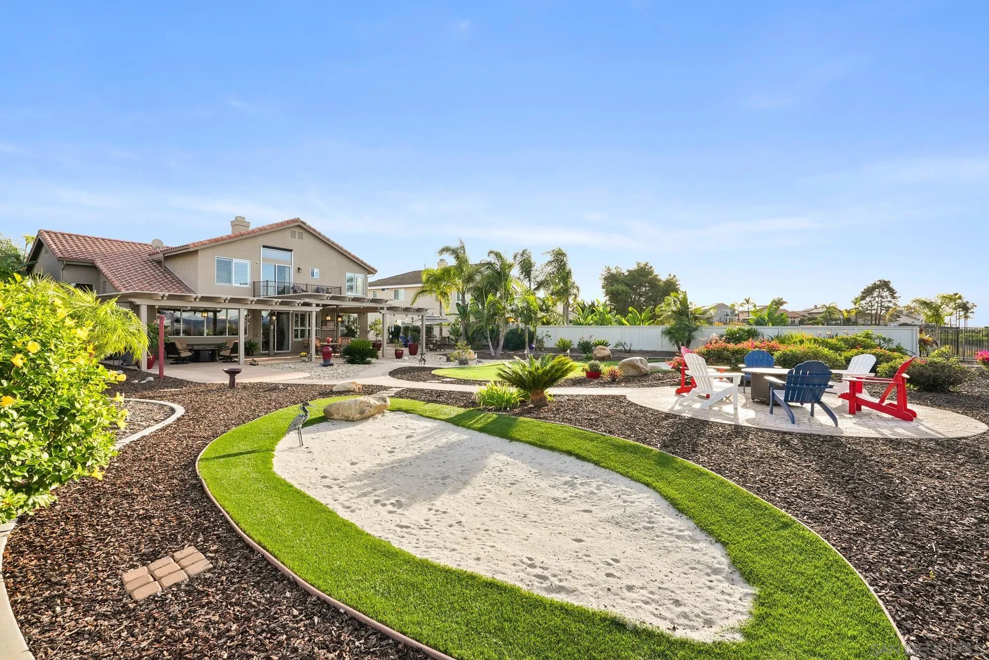5028 Avenida De La Plata Oceanside, CA 92057 - Photo 51 of 68 swimming pool view with a seating space