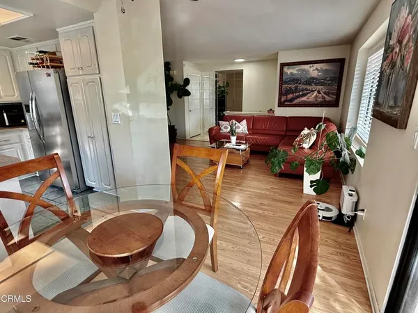 a view of a living room