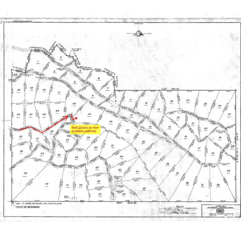 39 Pine Creek Road, Unit A39 Mount Pleasant, UT 84647 - Photo 7 of 15 Map with directions to the top of the lot (same as MLS map)