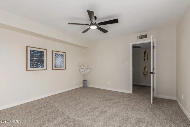 a view of an empty room