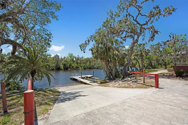 a view of a balcony with lake view