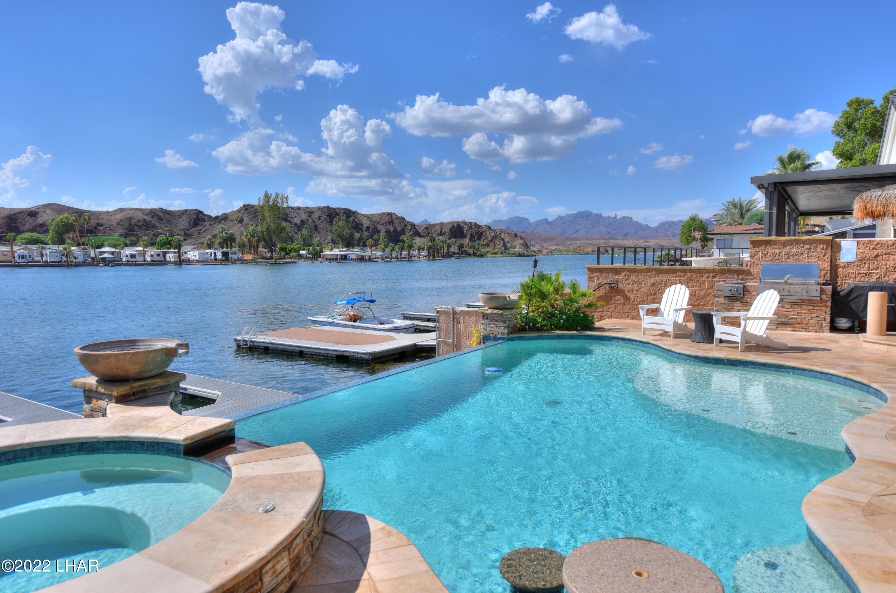 9396 Riverside Drive Parker, AZ 85344 - Photo 48 of 81 INFINITY POOL AND SPA