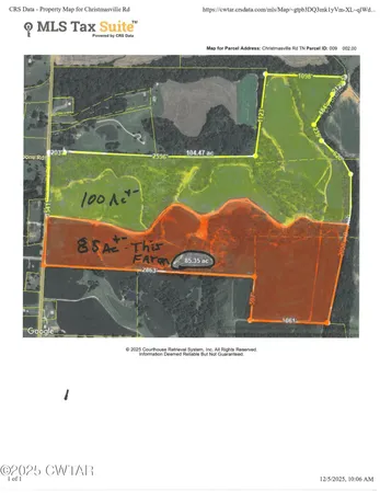 $722,500 | 0 Christmasville Road, Medina, TN 38355
