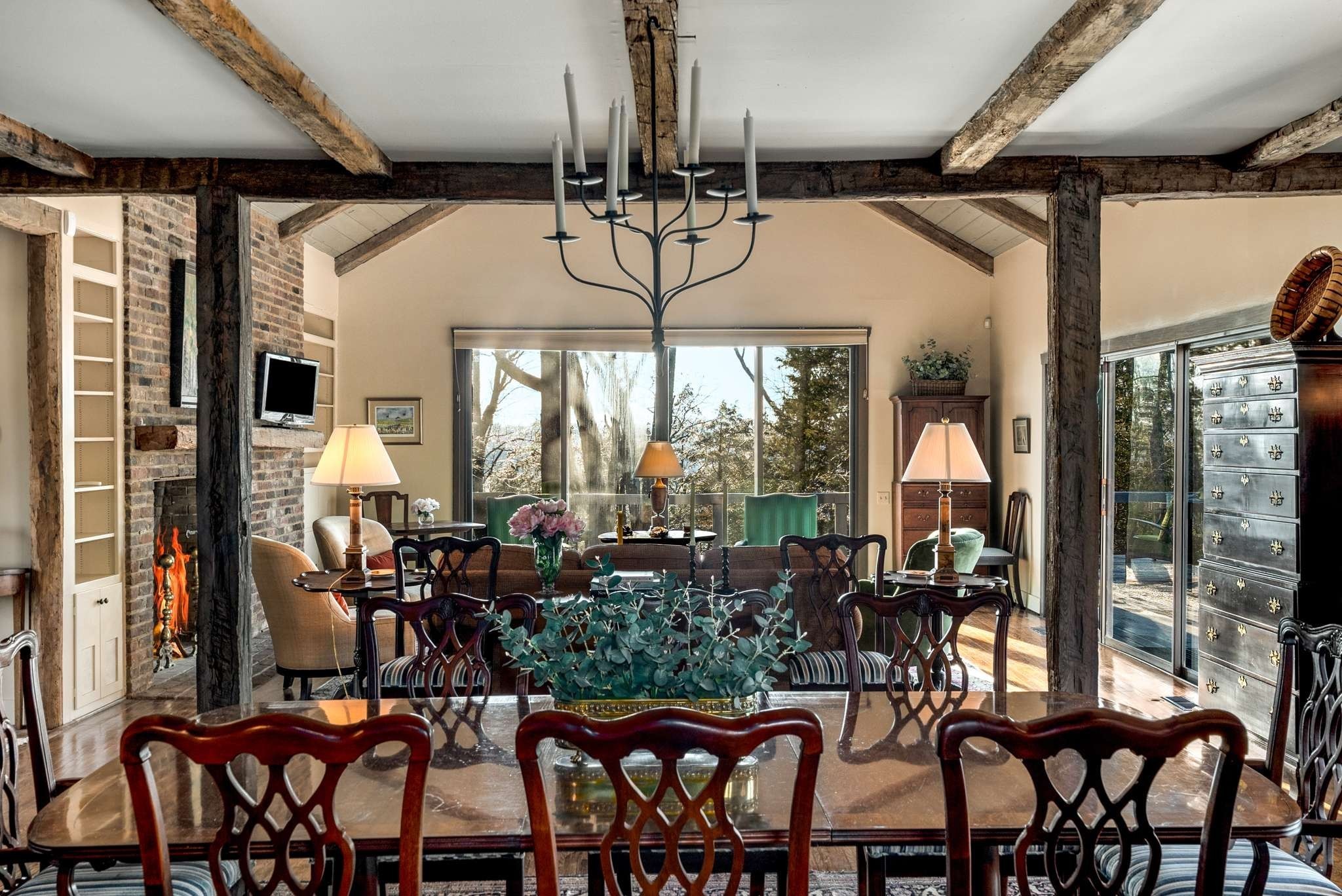 360 Vaughn Road Nashville, TN 37221 - Photo 4 of 36 a view of a dining room with furniture window and outside view